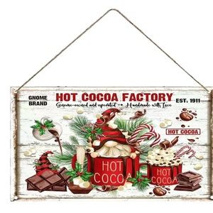 Wood Christmas sign small nwt